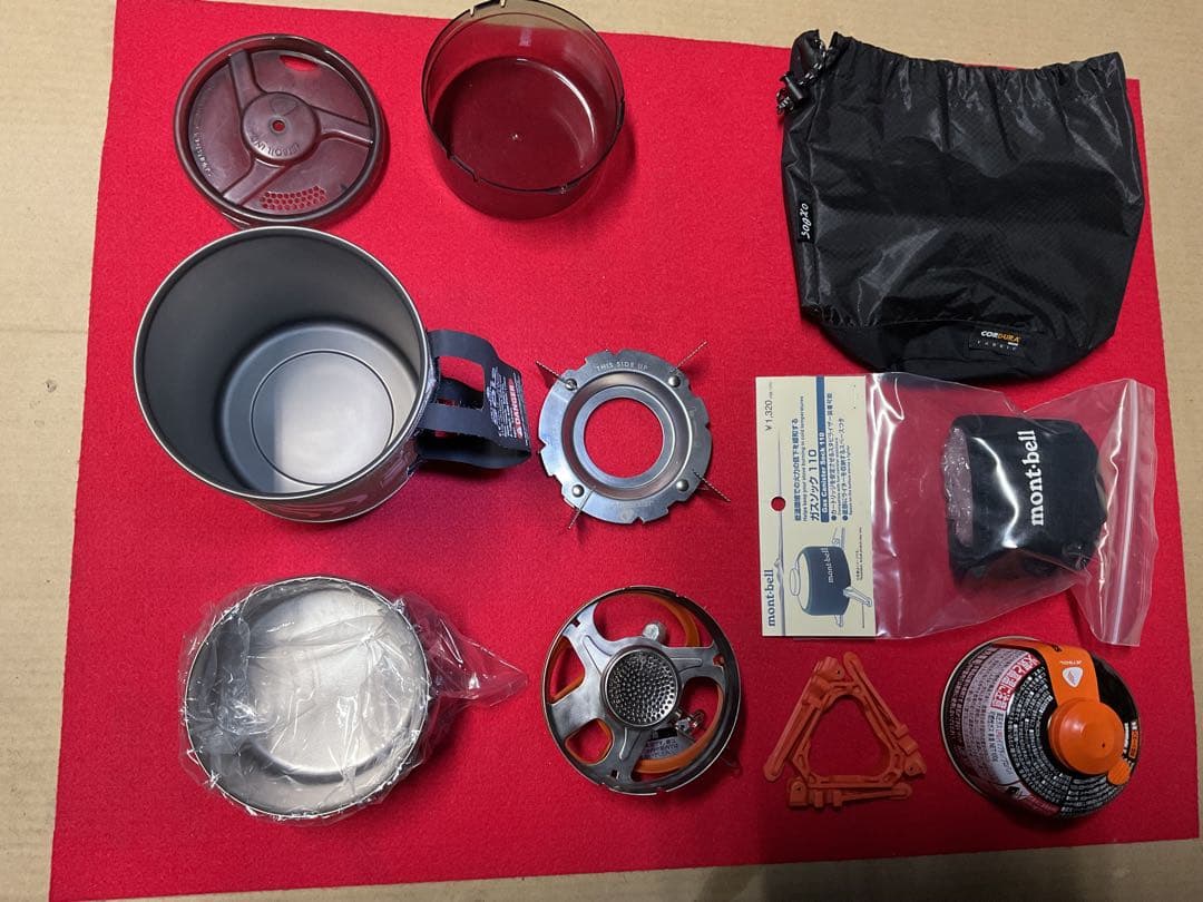 JETBOIL 希少美品の0.8SOLチタンポット動作良好・新品付属品多数付き！