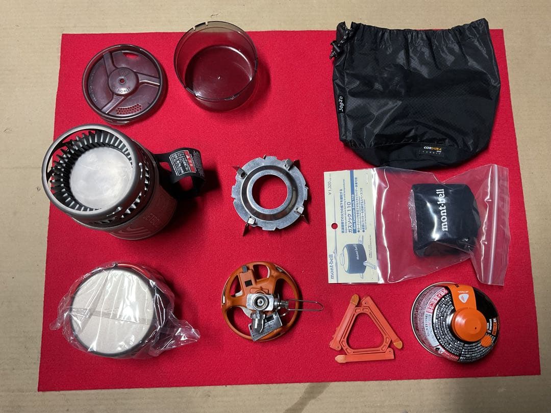 JETBOIL 希少美品の0.8SOLチタンポット動作良好・新品付属品多数付き！