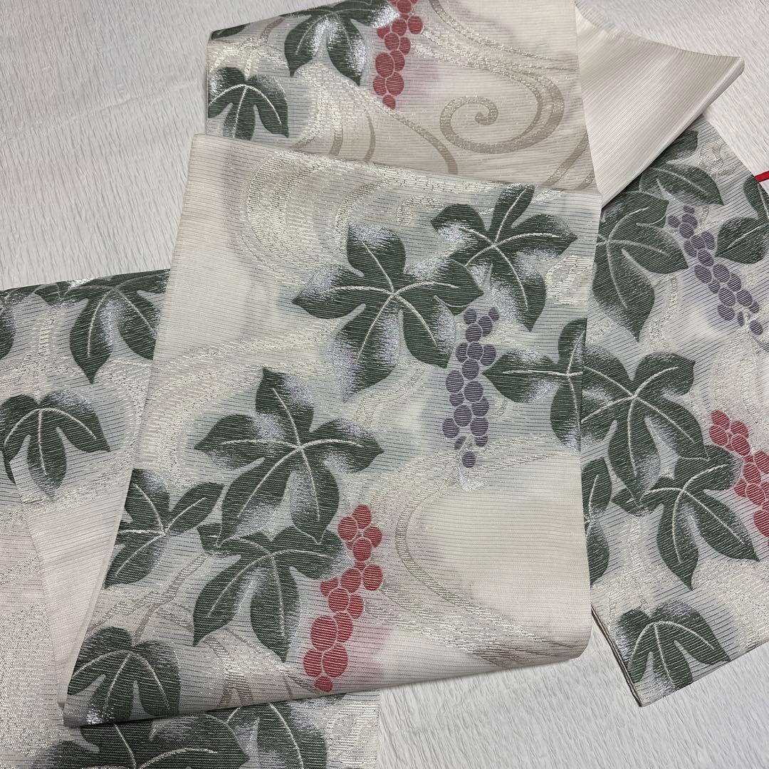 洗える着物 絽訪問着 絽長襦袢 絽袋帯 セット しつけ付き