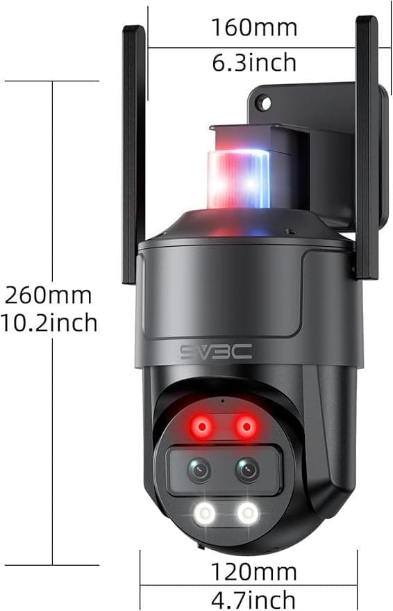 SV3C 防犯カメラ 屋外 ワイヤレス 2.4g/5g対応 監視カメラ