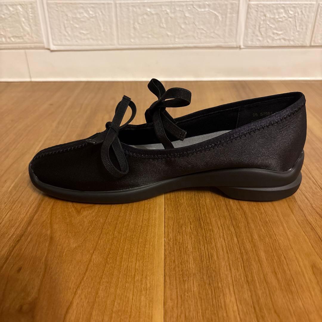 LE TALON ルタロン　Lダブルリボンバレリーナ バレエシューズ 23.5