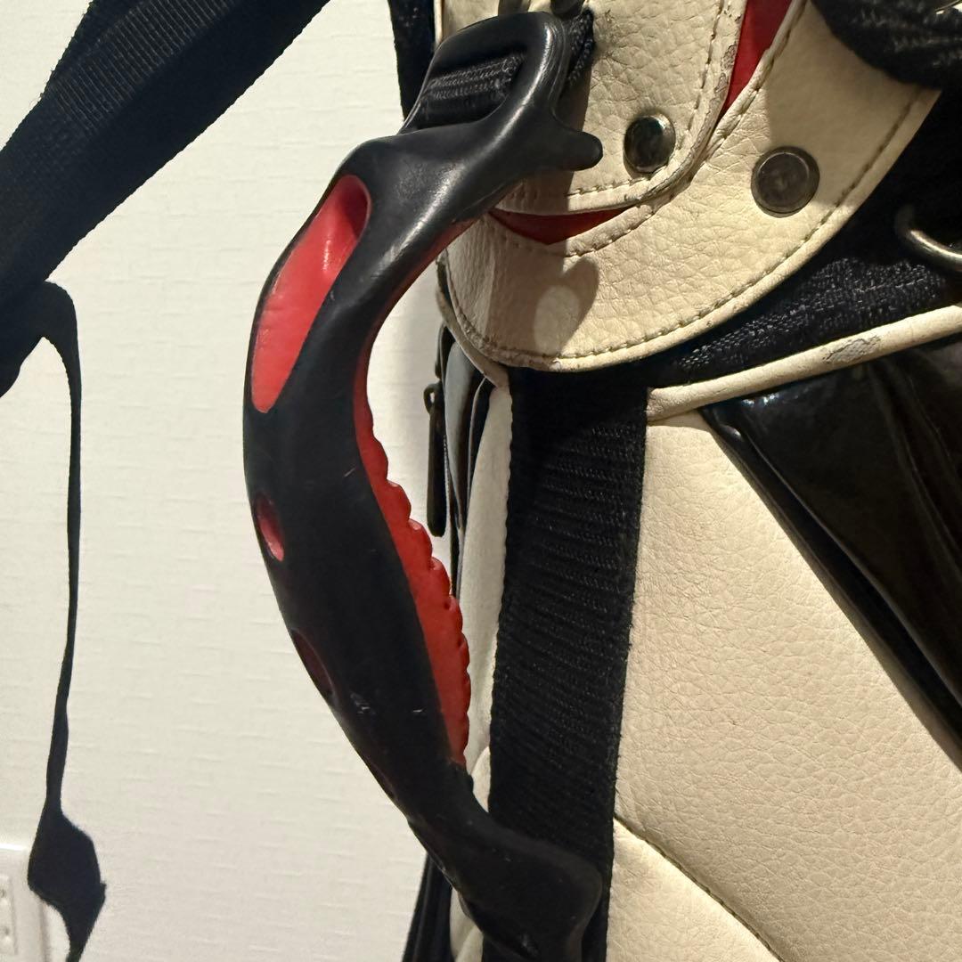 HONMA BERES スタンド式 キャディバッグ ゴルフバッグ 赤/白