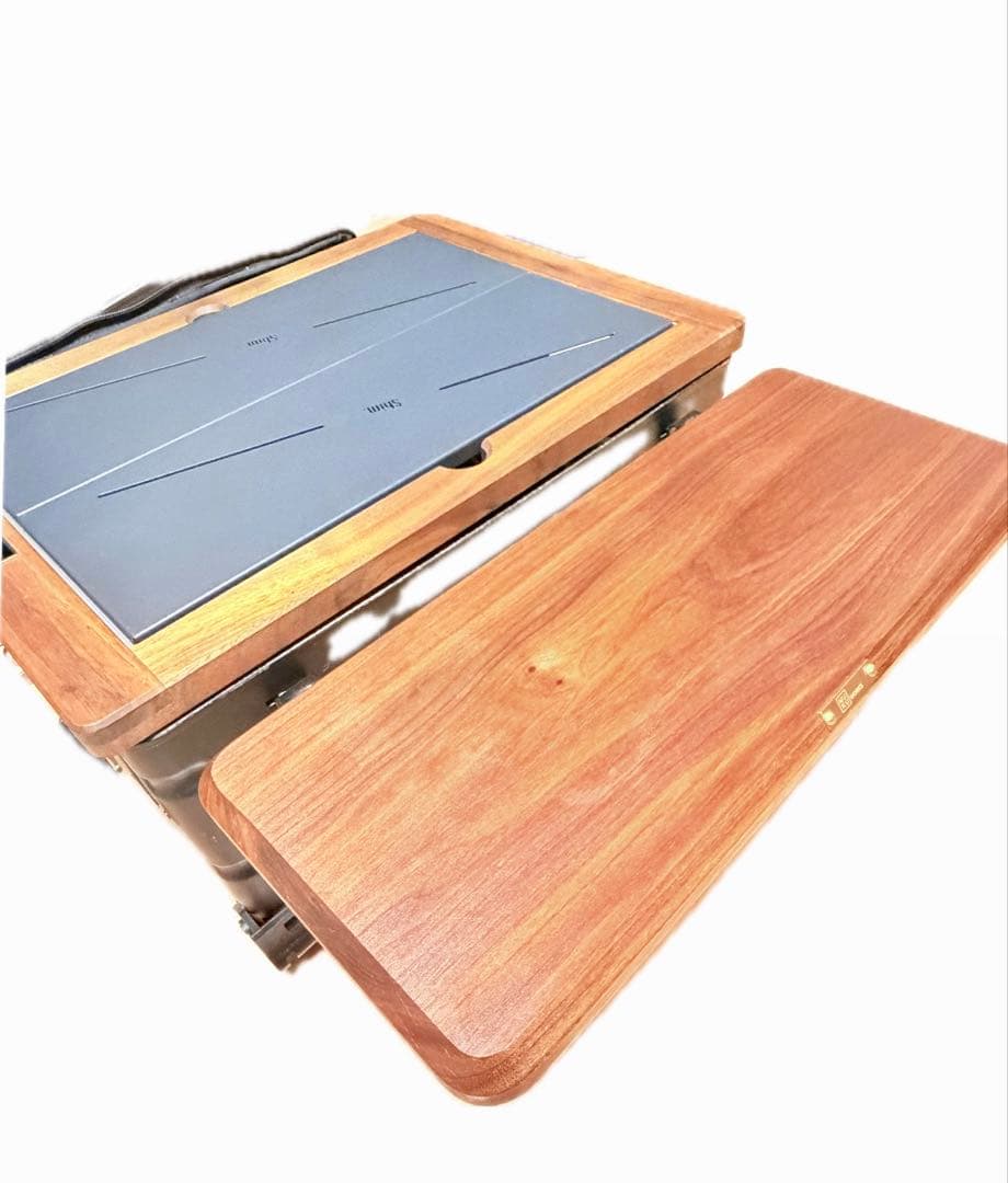 MUKU WORKS シェルコン25 ウォールナットサイドテーブル スノーピーク