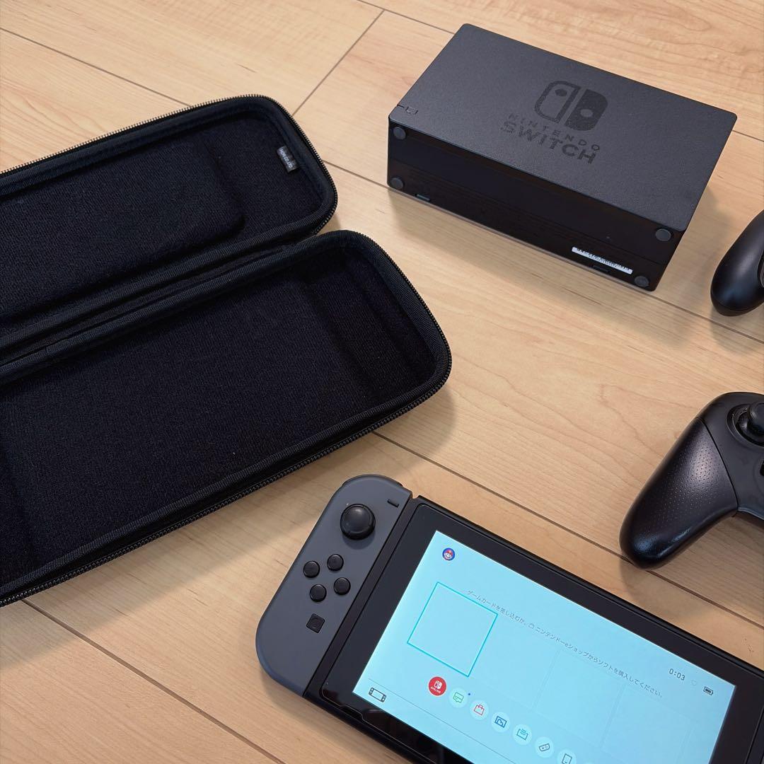 任天堂Switch 本体+プロコン+SDカード(64GB)