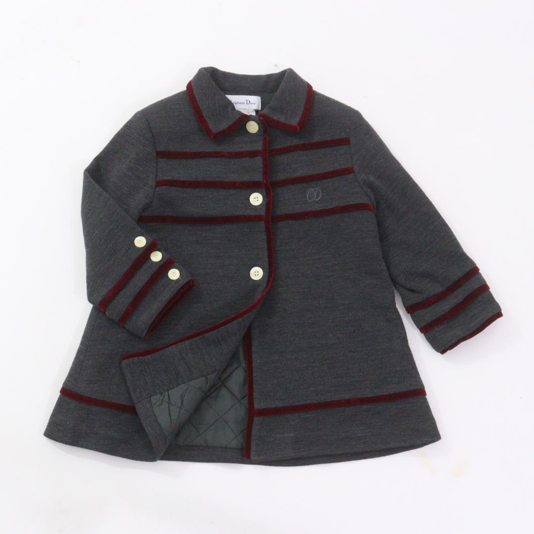 【ねこ】Christian Dior ディオール キッズコート CDロゴ