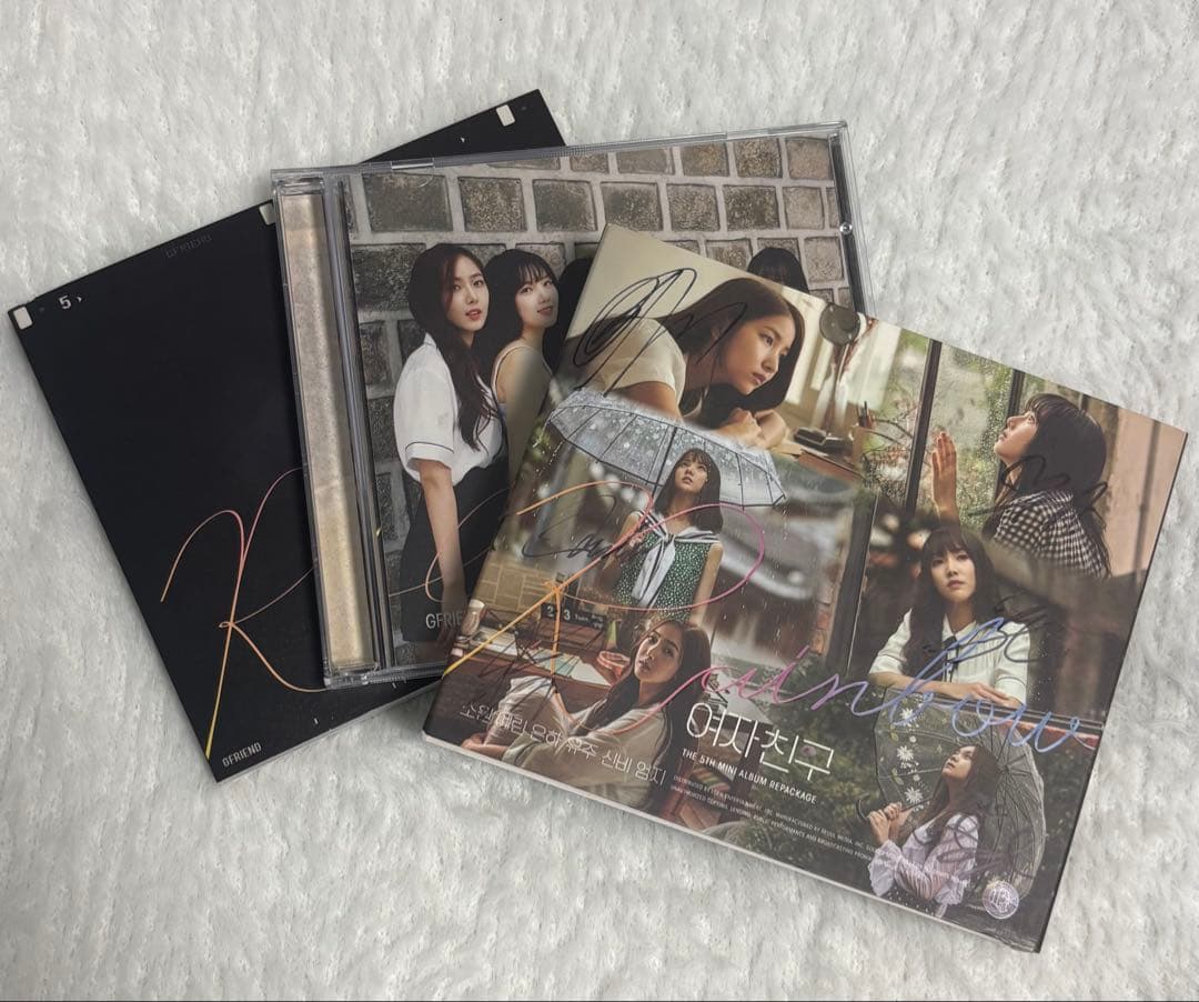 GFRIEND 6人サイン入りアルバム rainbow
