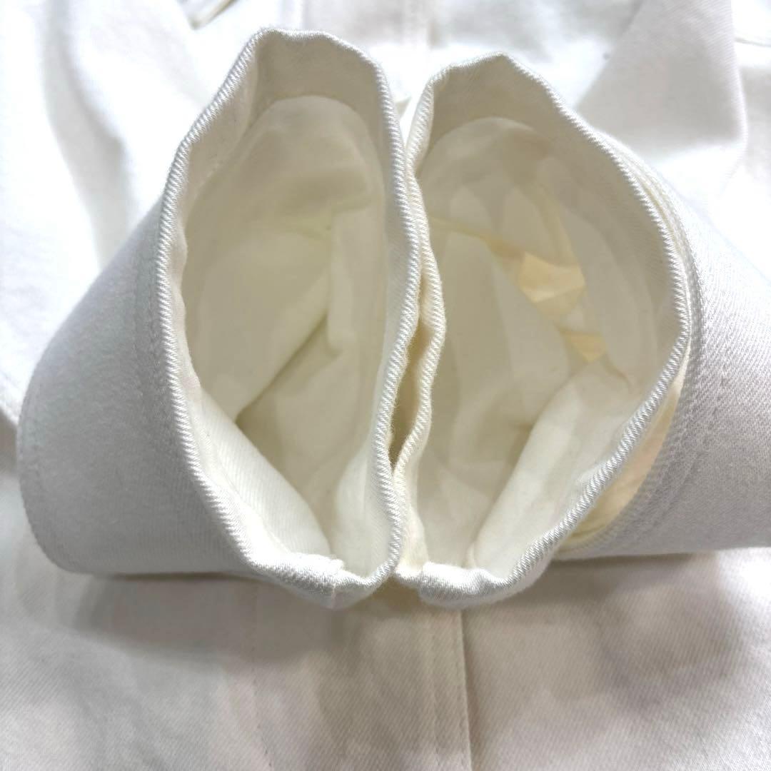 トラディショナル ウェザーウェア◆ マートンデニム　ステンカラーコート　白