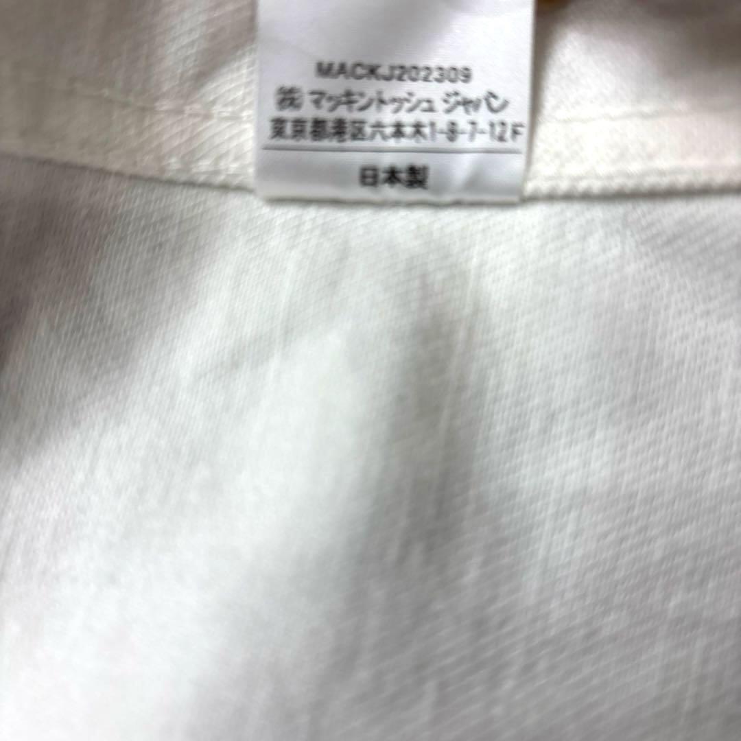 トラディショナル ウェザーウェア◆ マートンデニム　ステンカラーコート　白