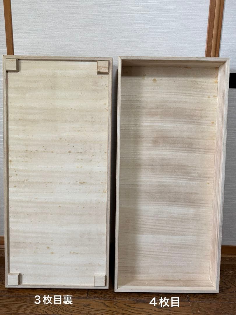 桐　押し入れ収納5段　キャスター付き