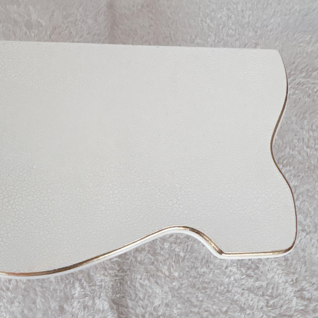 美品】北欧レトロ ロココ調 猫脚 センターテーブル ローテーブル 座卓ホワイト