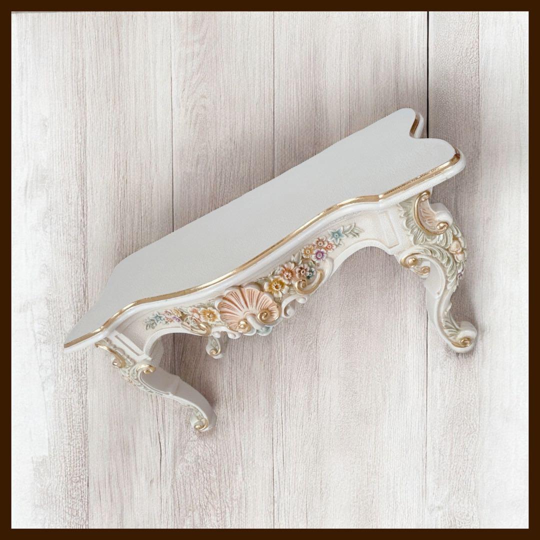 美品】北欧レトロ ロココ調 猫脚 センターテーブル ローテーブル 座卓ホワイト