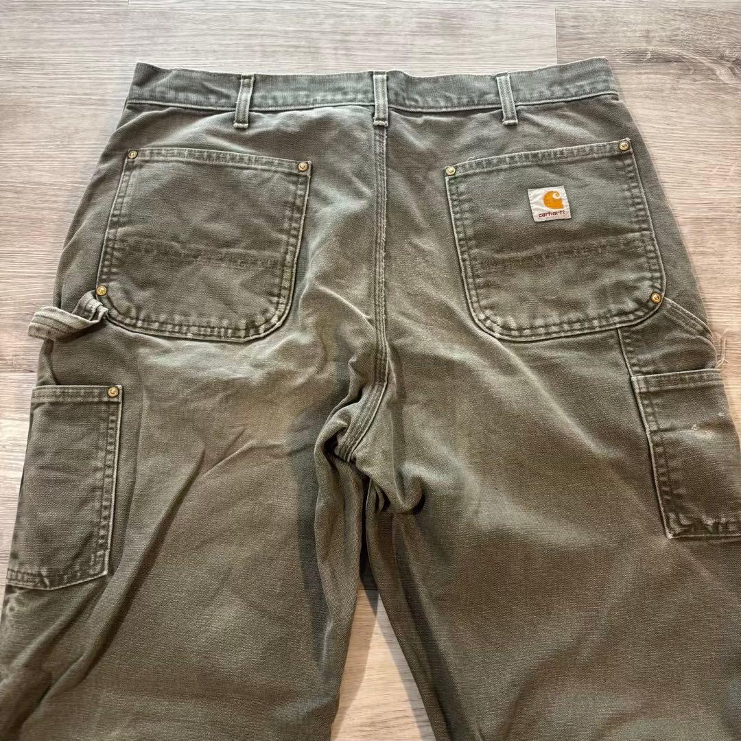 Carhartt B01 125周年 USA製ダブルニーMOS フェード#536
