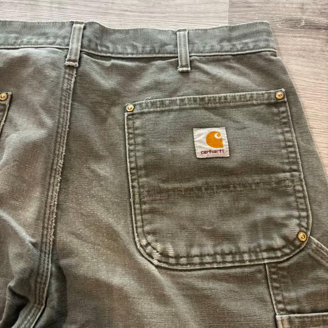 Carhartt B01 125周年 USA製ダブルニーMOS フェード#536