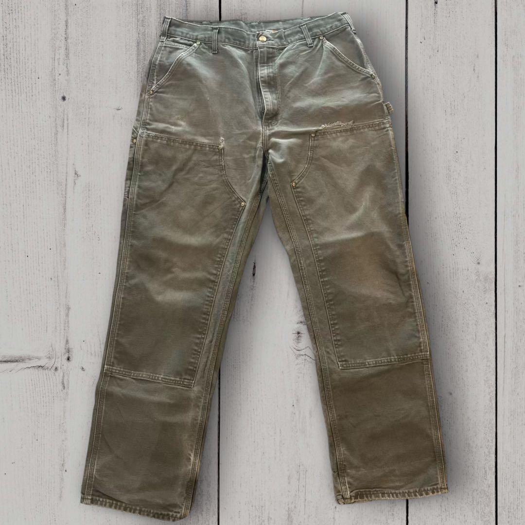 Carhartt B01 125周年 USA製ダブルニーMOS フェード#536