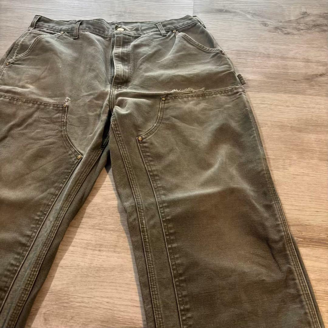 Carhartt B01 125周年 USA製ダブルニーMOS フェード#536