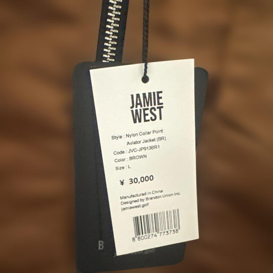 メンズウェア Jamie west Nylon Collar Aviator Jacket