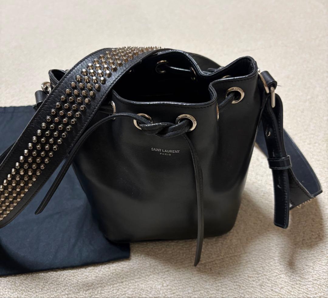 SAINT LAURENT サンローラン エマニュエルバケット スタッズバッグ