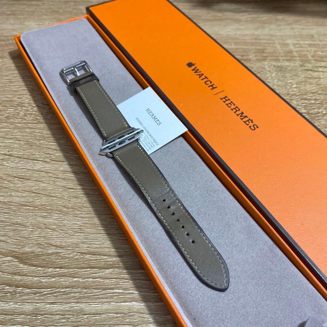 Apple Watch HERMES 希少 エトゥープ 本革42mm