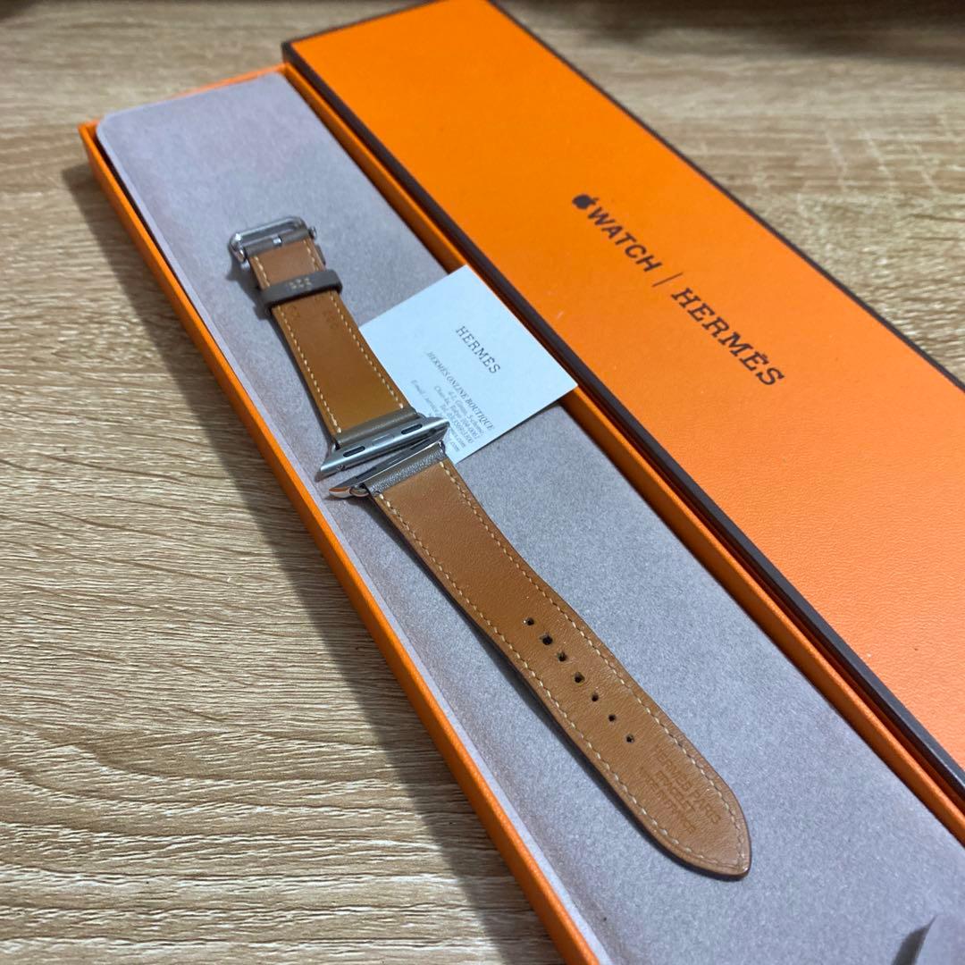 Apple Watch HERMES 希少 エトゥープ 本革42mm