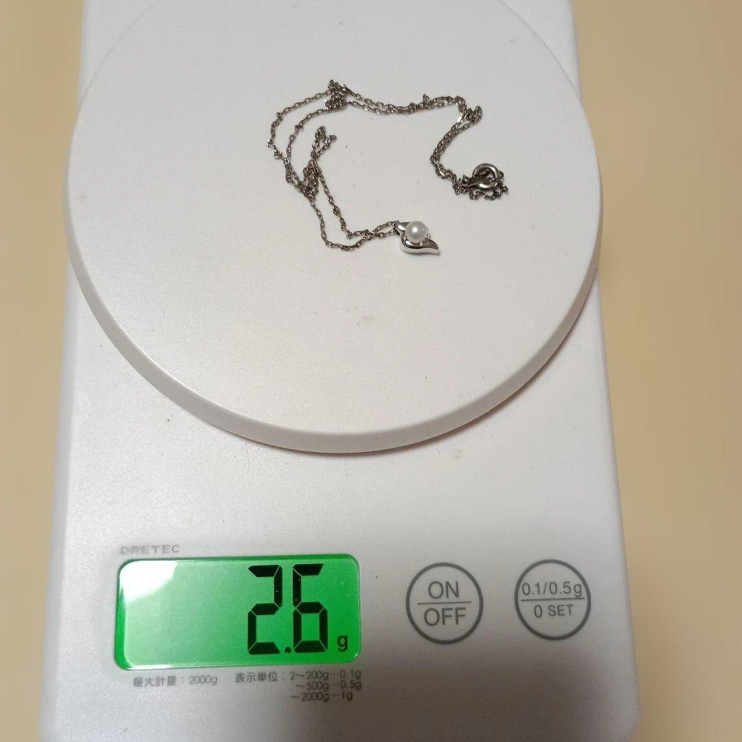 ジュエリマキPWG9パール付きネックレス