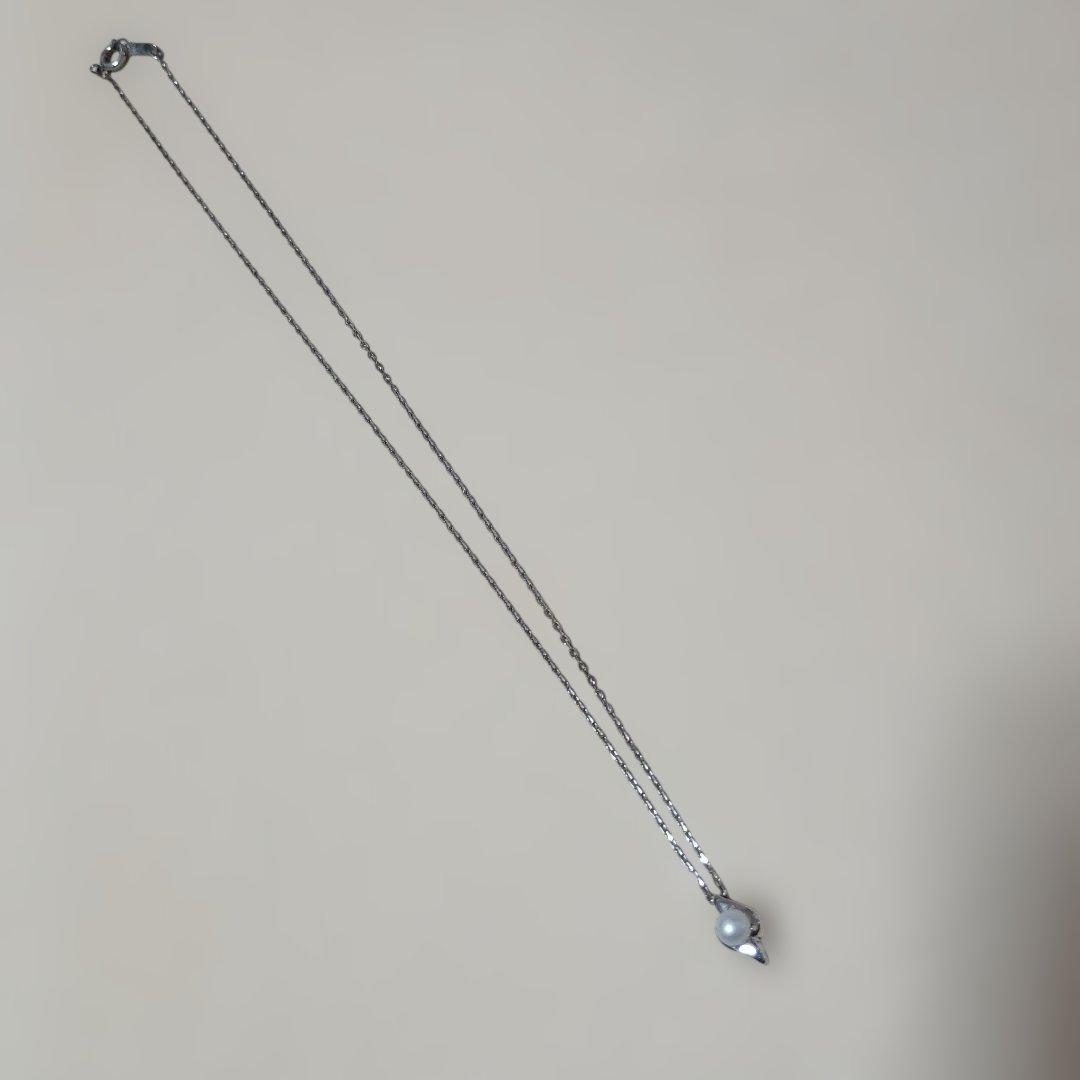 ジュエリマキPWG9パール付きネックレス