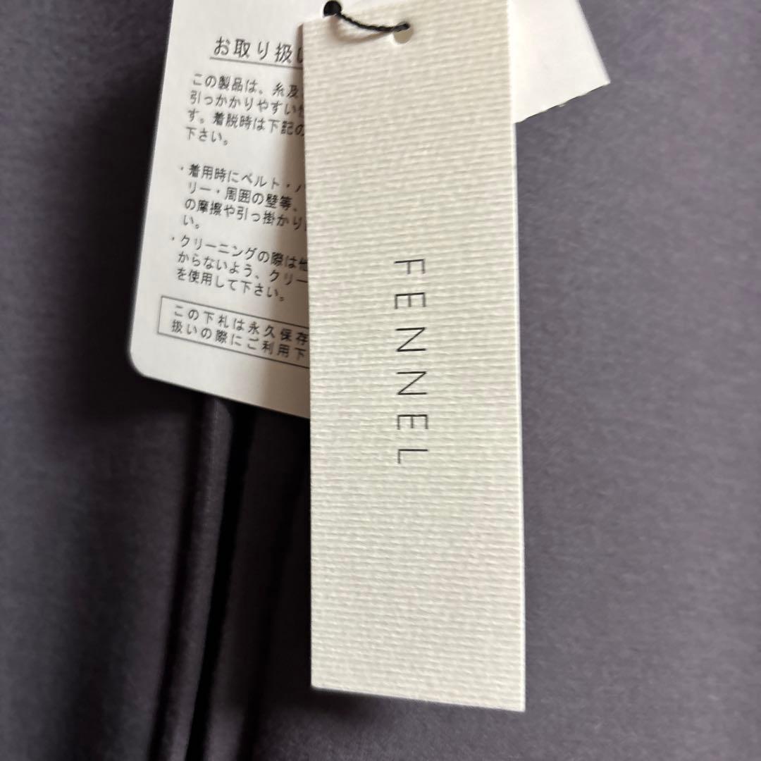 新品タグ有りヤマダヤFENNEL ファーポンチョコート定価42000円