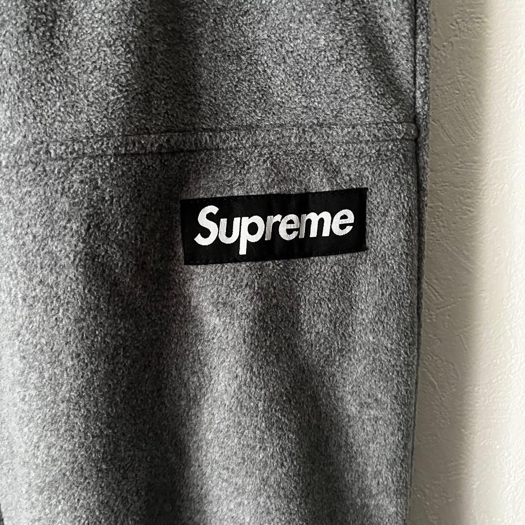 supreme Polartec Pant Grey Mグレーフリース　パンツ