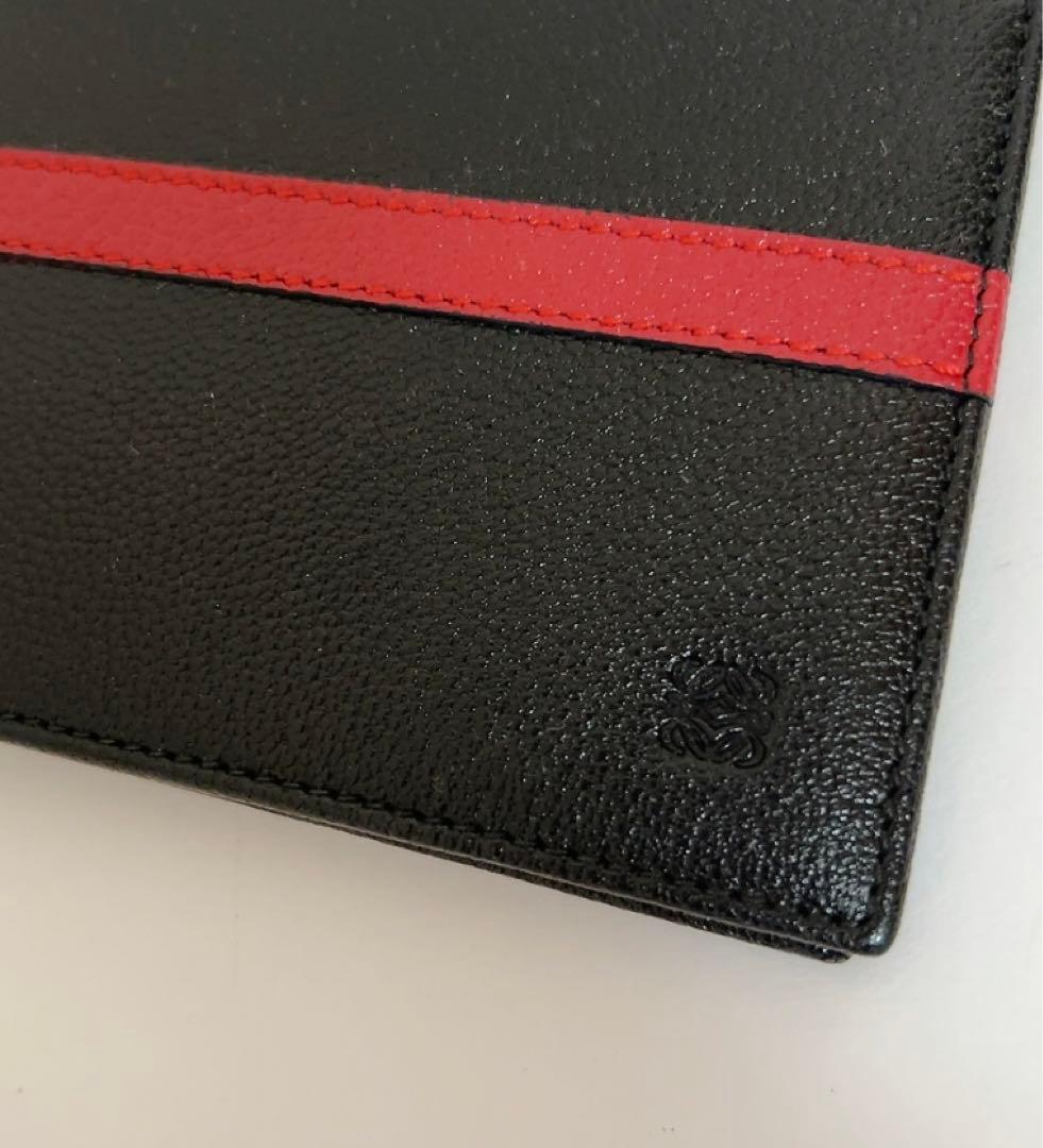 ロエベ　LOEWE 折り財布　ブラック　未使用品　紙幣　カード