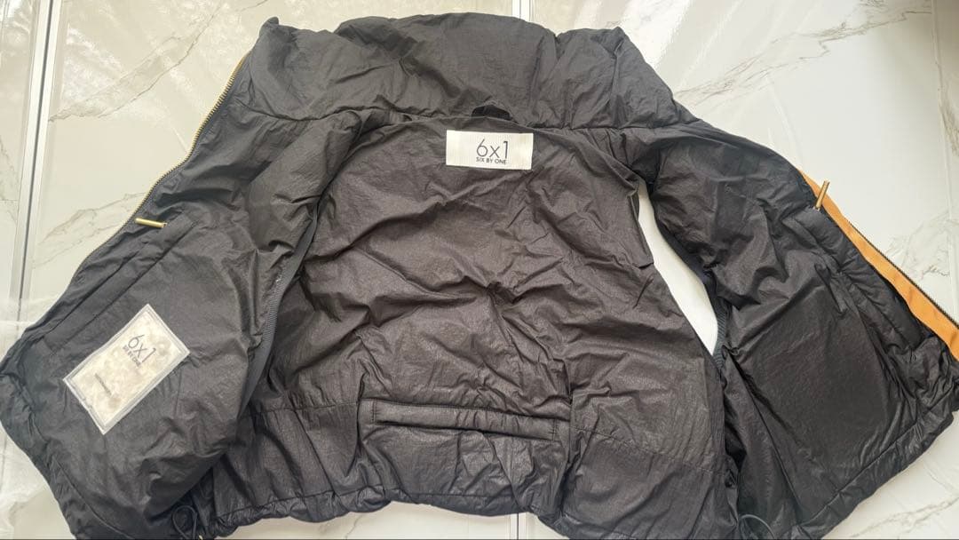 【新品未使用】6x1  VERYSHORT VESTブラック