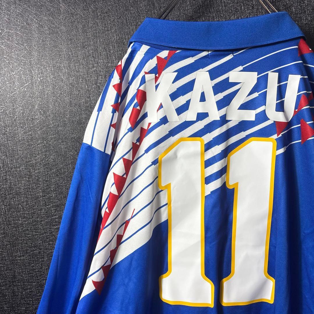 b*9様 【★三浦知良】 古着 サッカー 代表 94 ユニフォーム 11番 ★ド