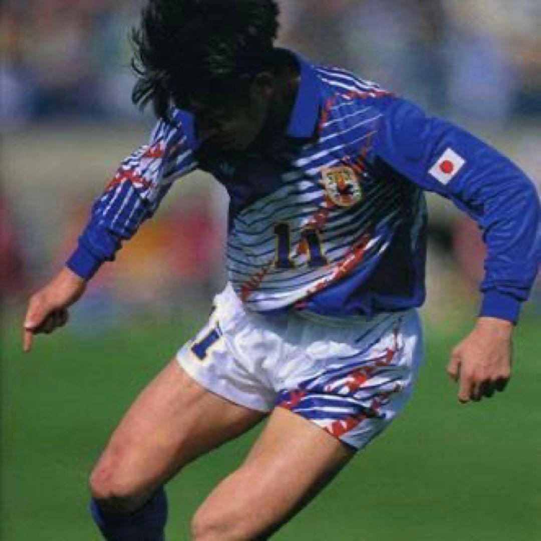 b*9様 【★三浦知良】 古着 サッカー 代表 94 ユニフォーム 11番 ★ド