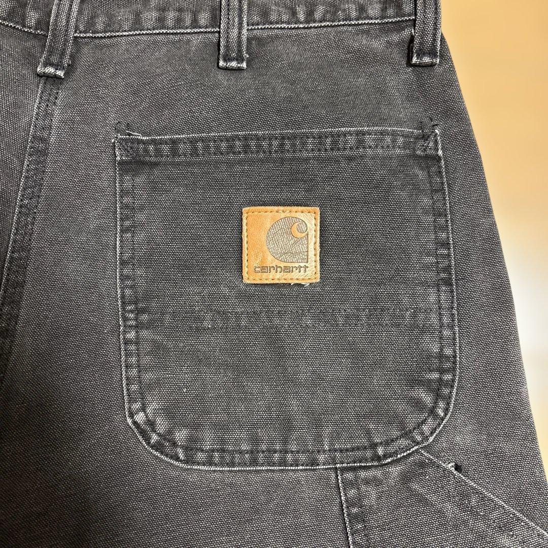 Carhartt ブラック ワークパンツ