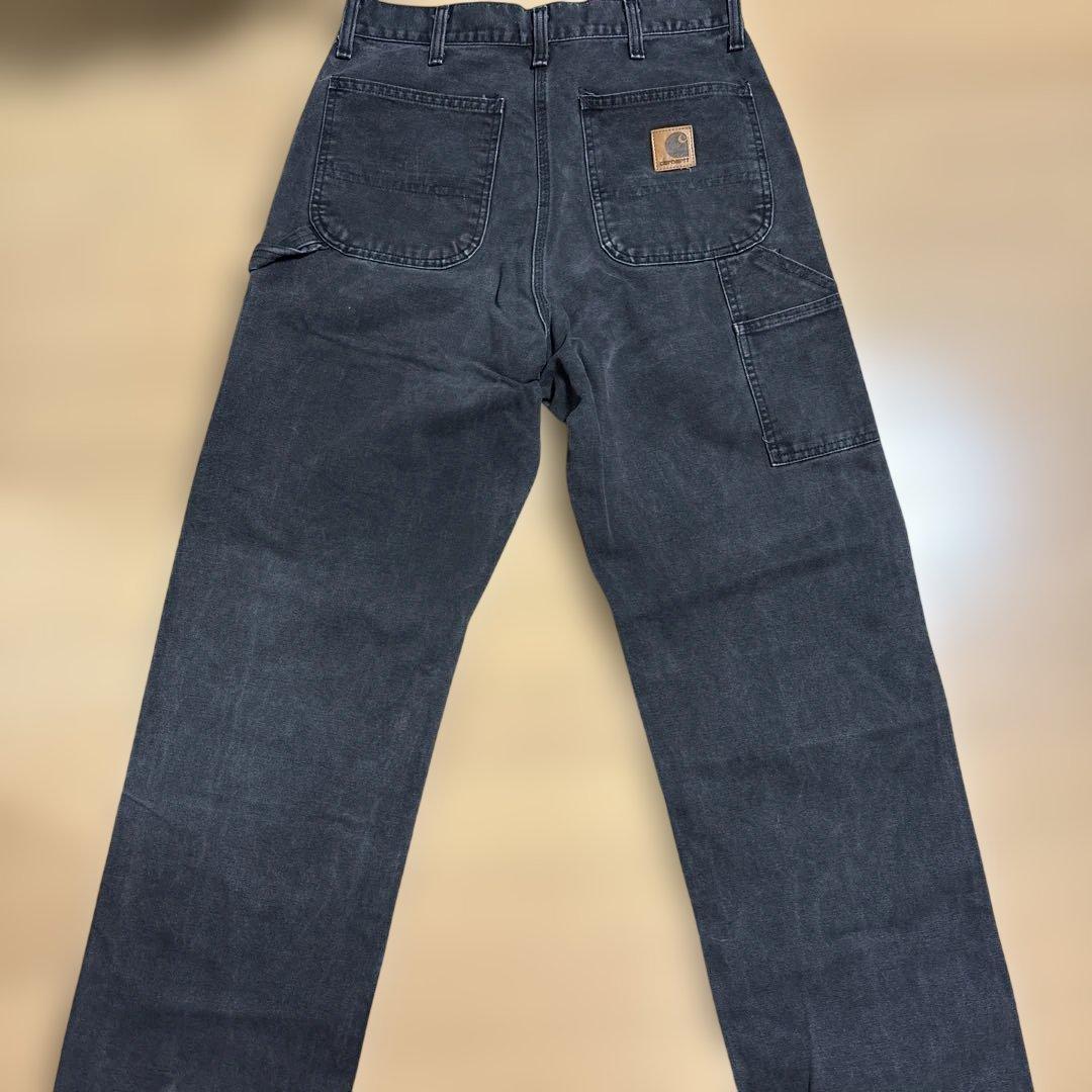 Carhartt ブラック ワークパンツ