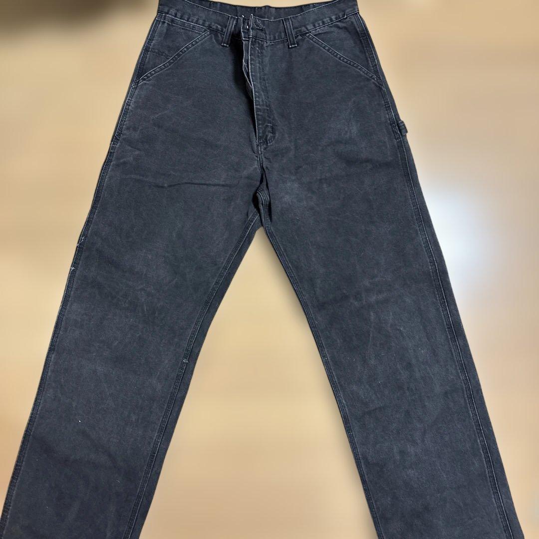 Carhartt ブラック ワークパンツ