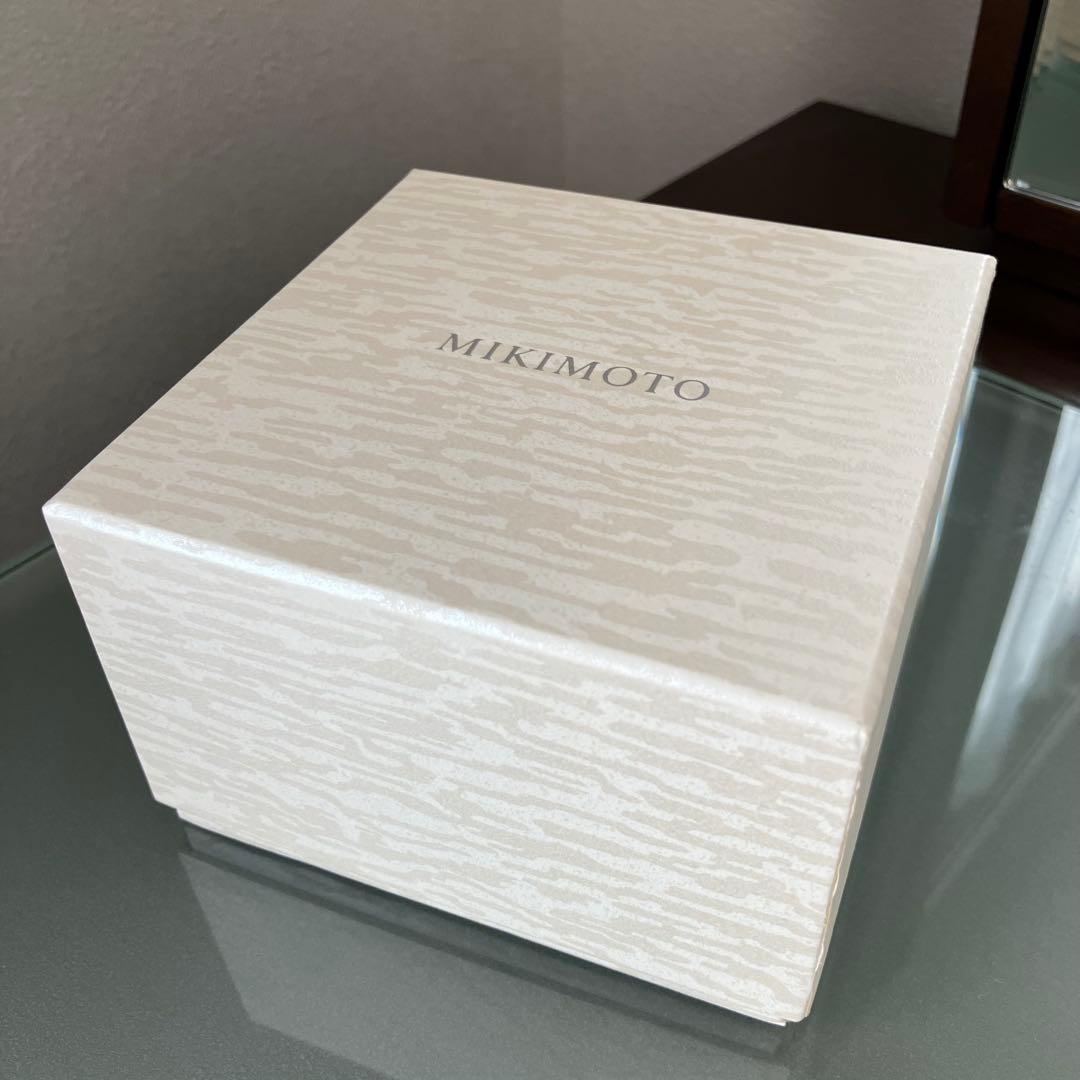 ミキモト K18 ホワイトゴールド ダイヤモンド 0.1ct ネックレス 箱あり