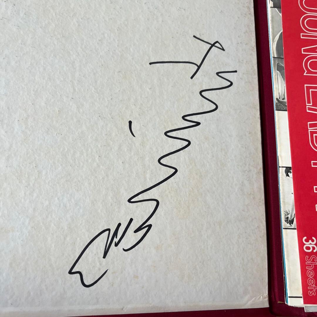 “サイン本”ヤングレディヌード 36 Sheets of Color 松島 進