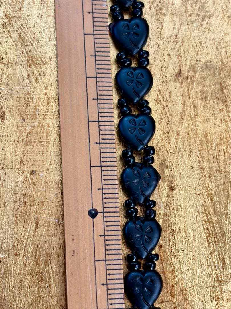 本日出品最終 半額以下 モーニングジュエリー ジェット ロングネックレス