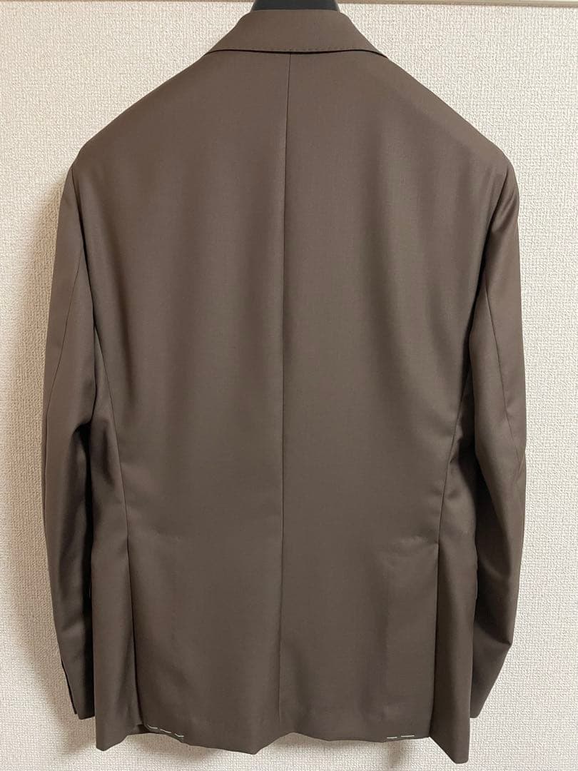【新品未使用】デ・ペトリロ　ブラウン　ソリッドスーツ　46