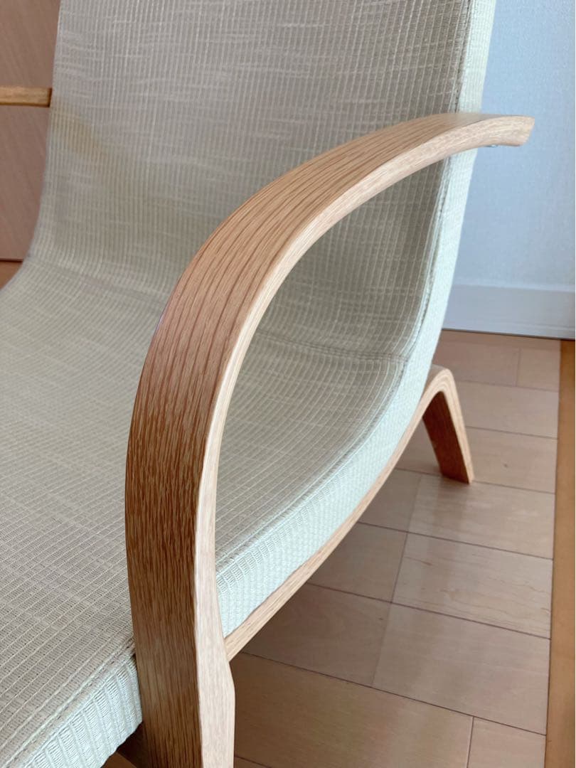 ベージュ ハイバックチェア　カンディハウス