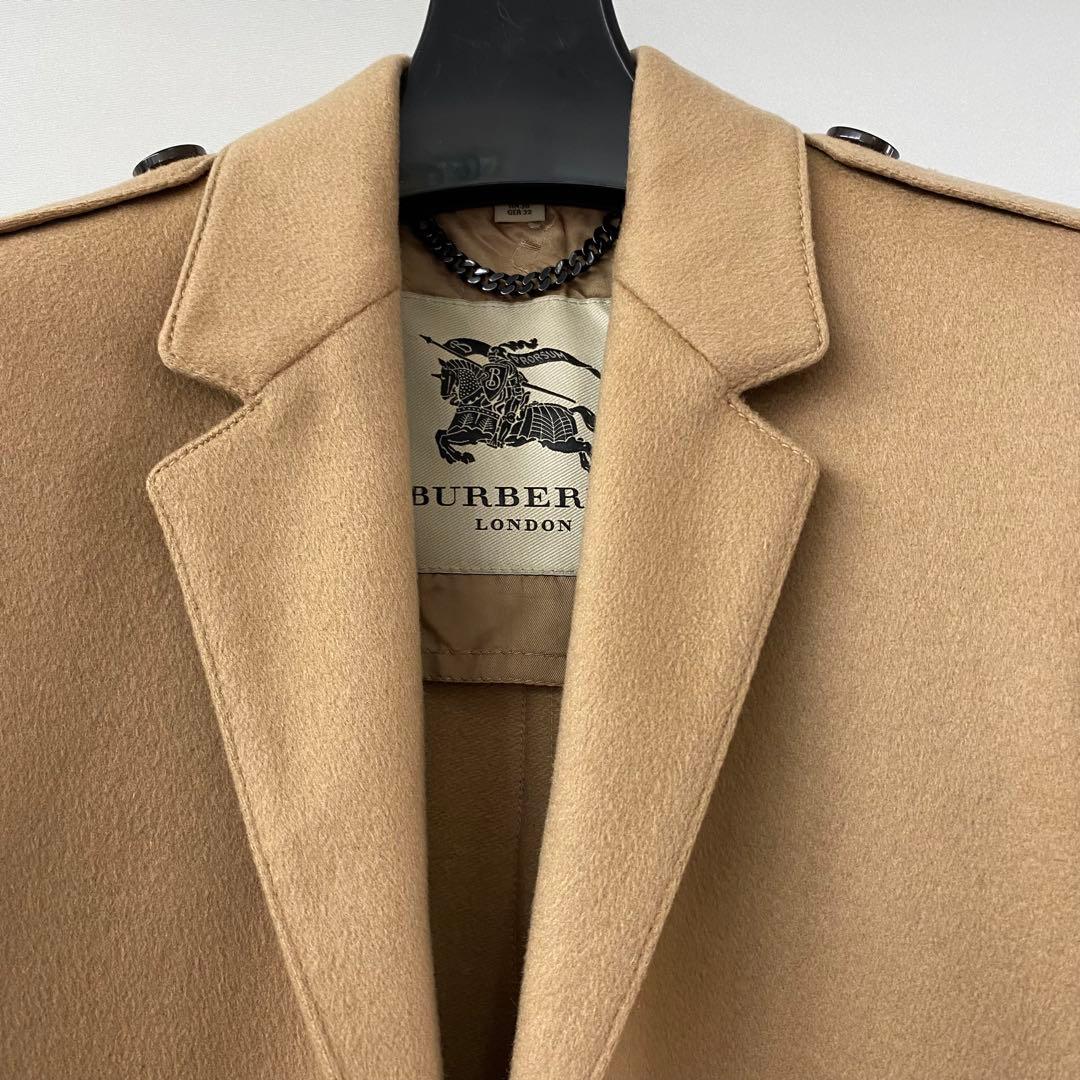 BURBERRY LONDON カシミア ベージュ チェスターコート