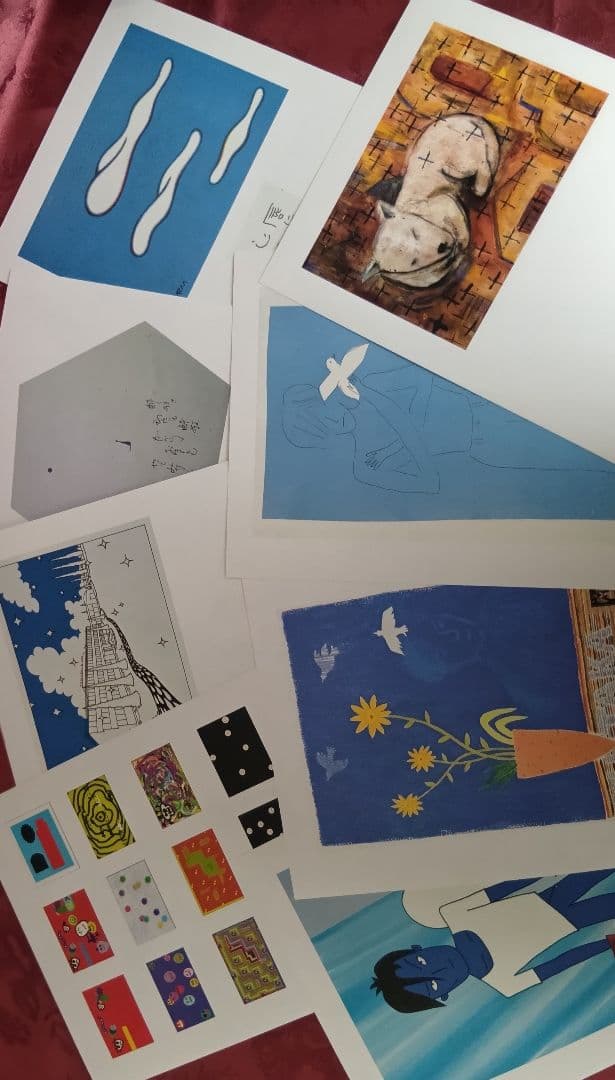 尾崎豊 展【希少】アート作品集 A4 全２５枚