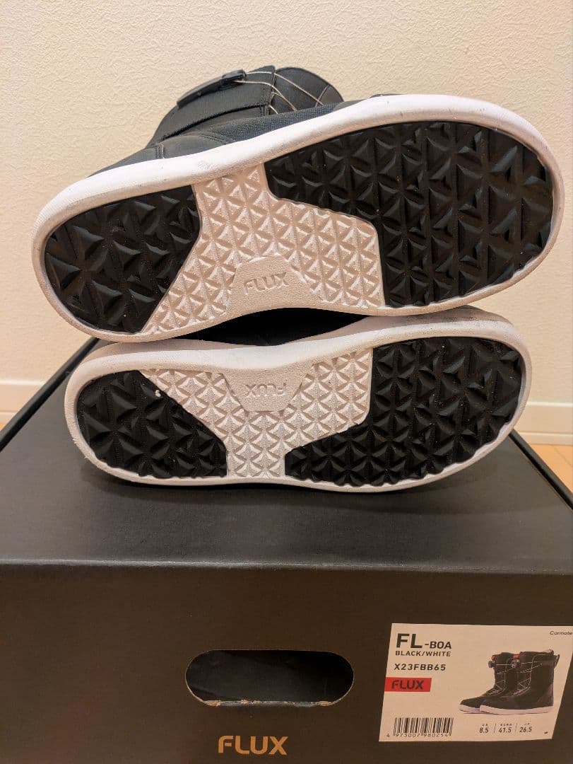 【美品】FLUX BOA スノーボードブーツ ブラック 26.5cm