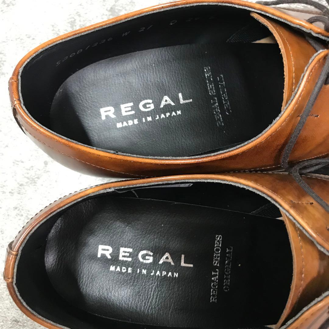 【未使用】リーガル　W21D ストレートチップ　ビジネスシューズ　ブラウン