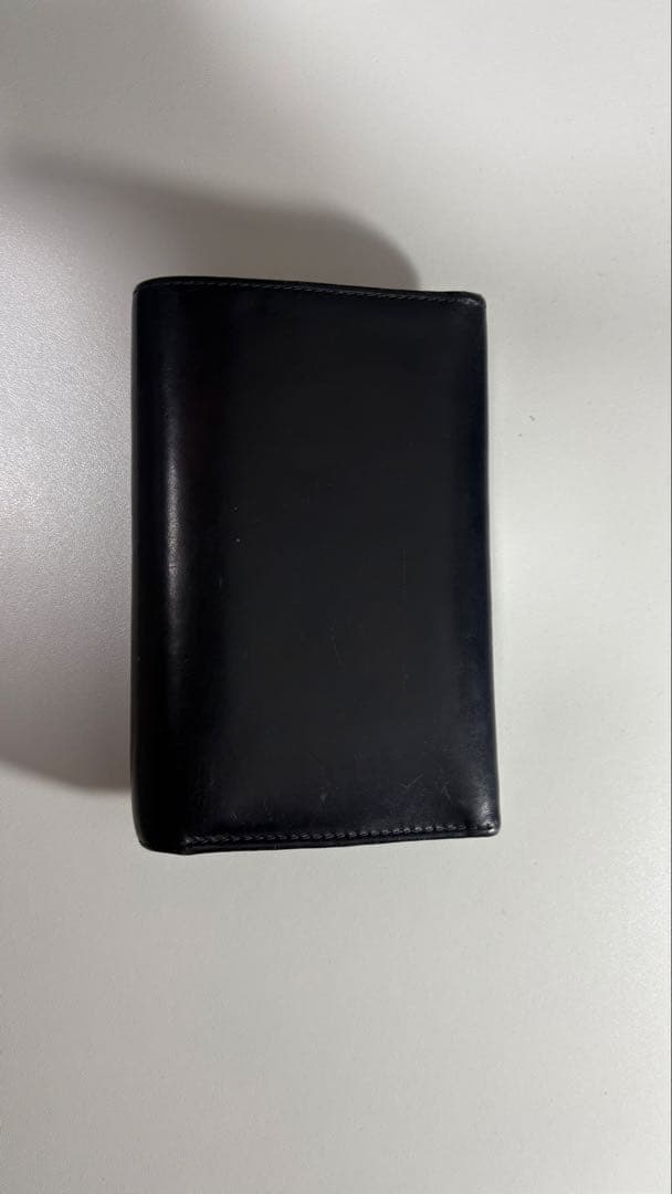 y*様 【white house cox】　3つ折り財布　ネイビー