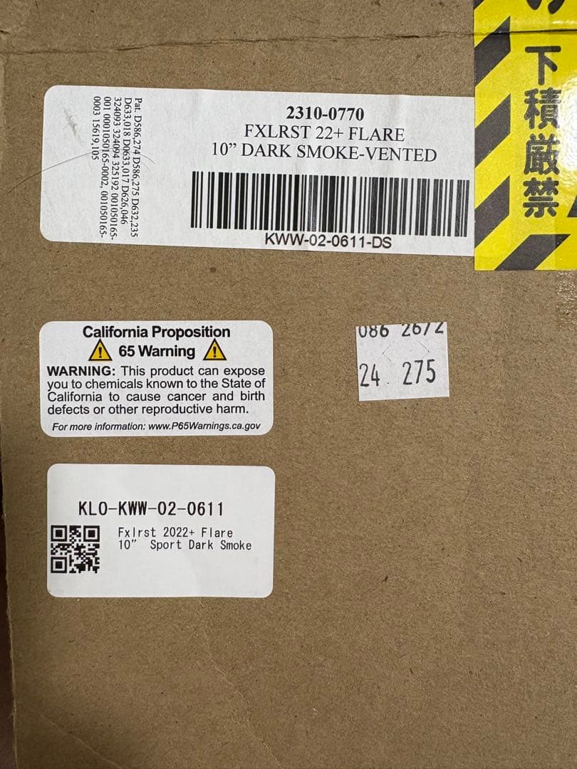 【yuu⭐︎】FXLRSTクロックワークス ウィンドシールド 10インチ