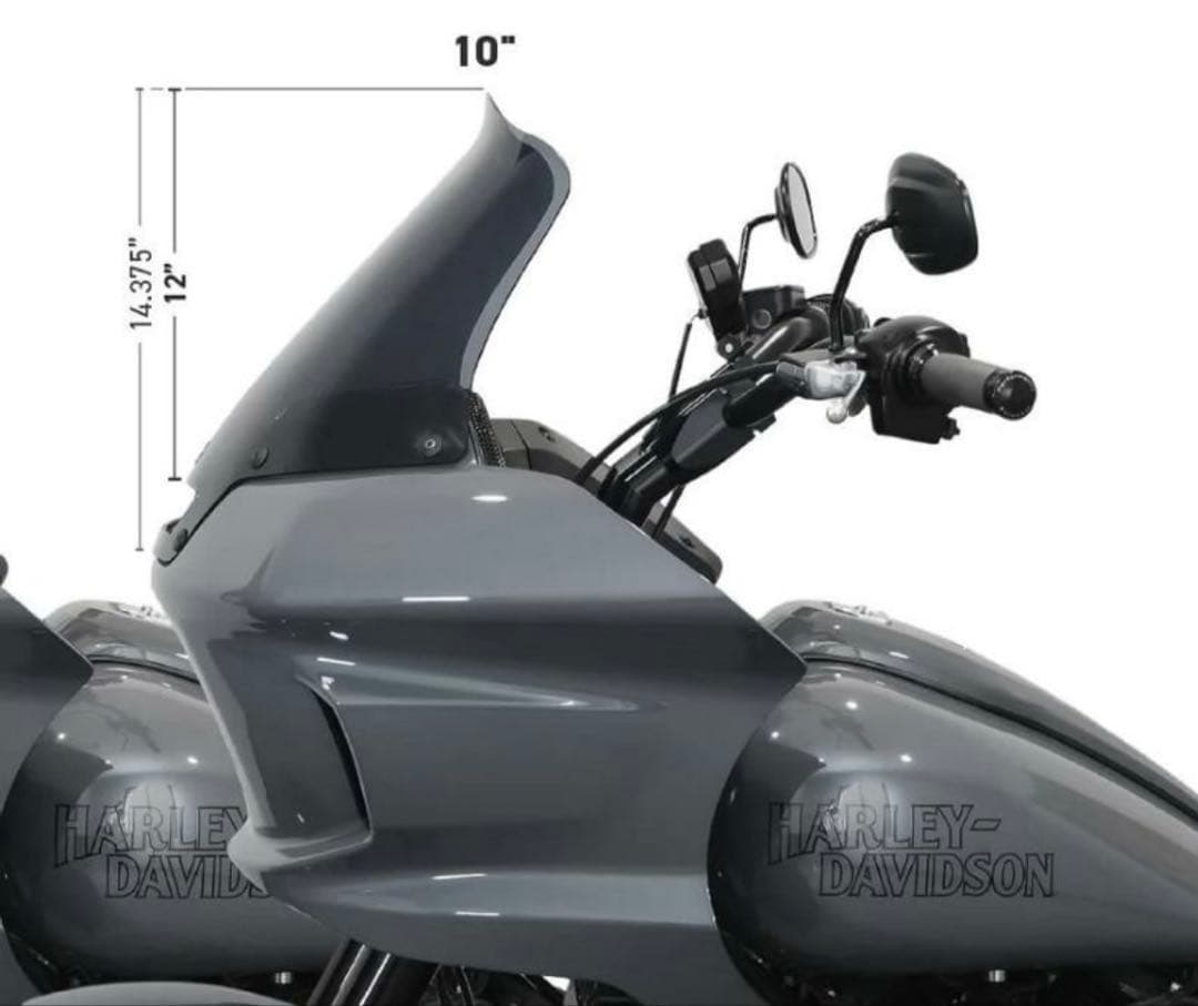 【yuu⭐︎】FXLRSTクロックワークス ウィンドシールド 10インチ