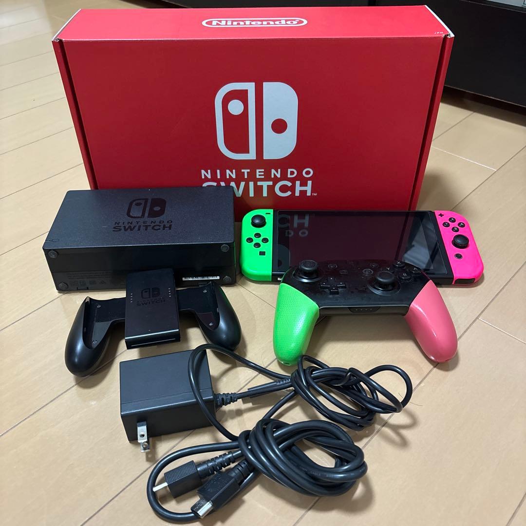 Nintendo Switch 本体 プロコントローラー スプラトゥーン