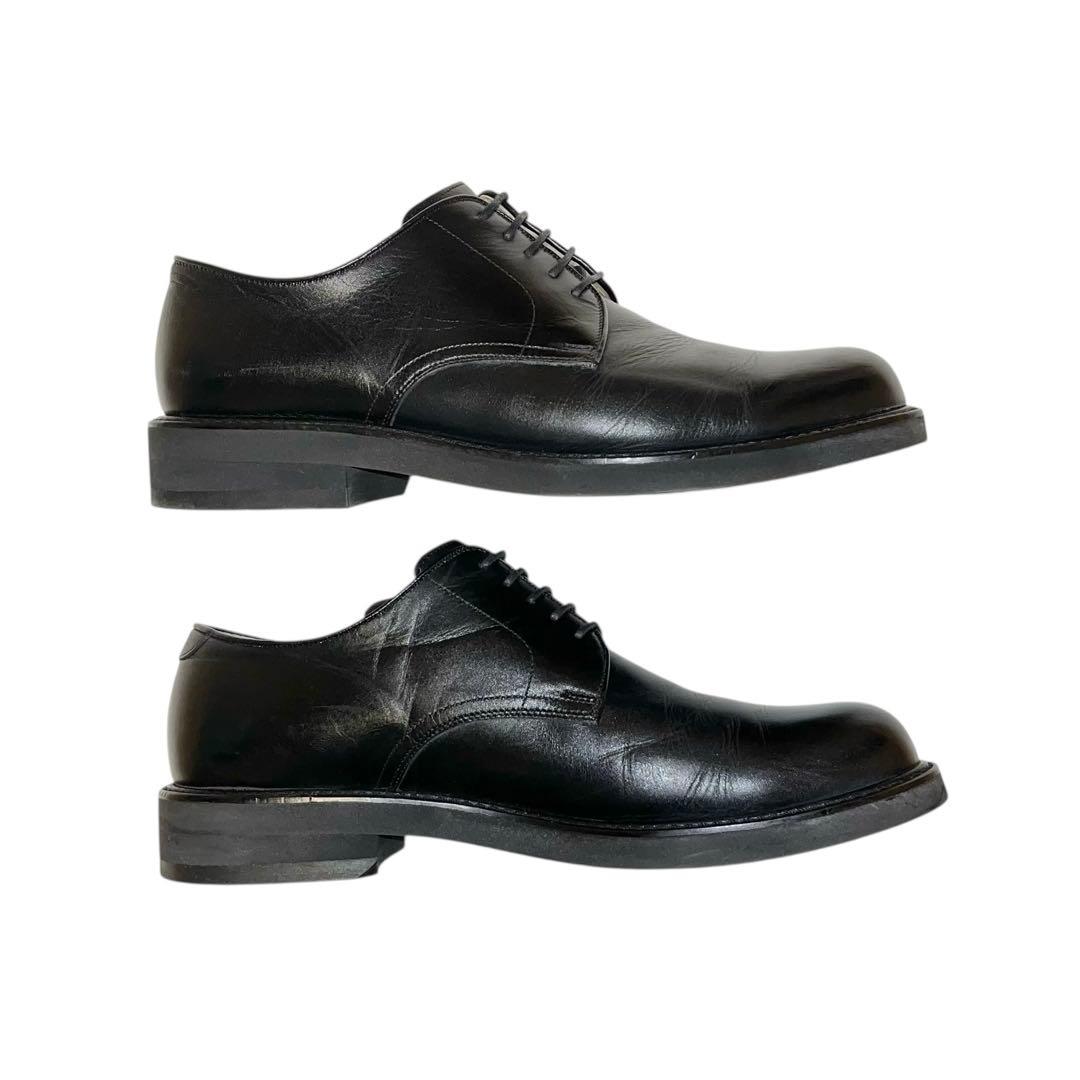 【美品】◾️FLORSHEIM◾️プレーントゥ◾️ポストマン◾️外羽根◾️レザー◾️ブラック