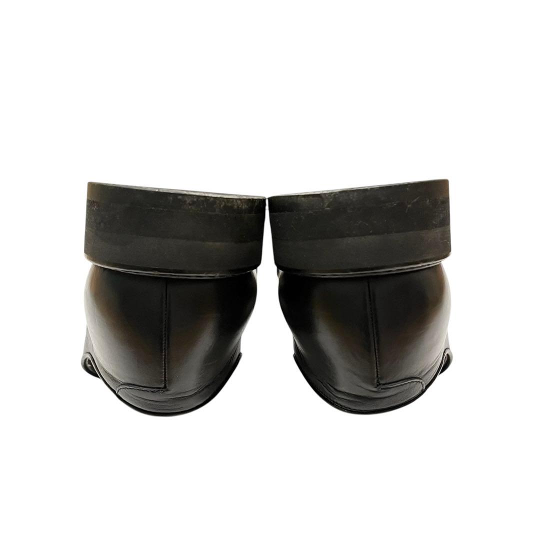 【美品】◾️FLORSHEIM◾️プレーントゥ◾️ポストマン◾️外羽根◾️レザー◾️ブラック