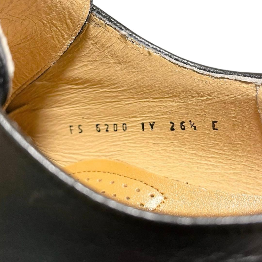 【美品】◾️FLORSHEIM◾️プレーントゥ◾️ポストマン◾️外羽根◾️レザー◾️ブラック